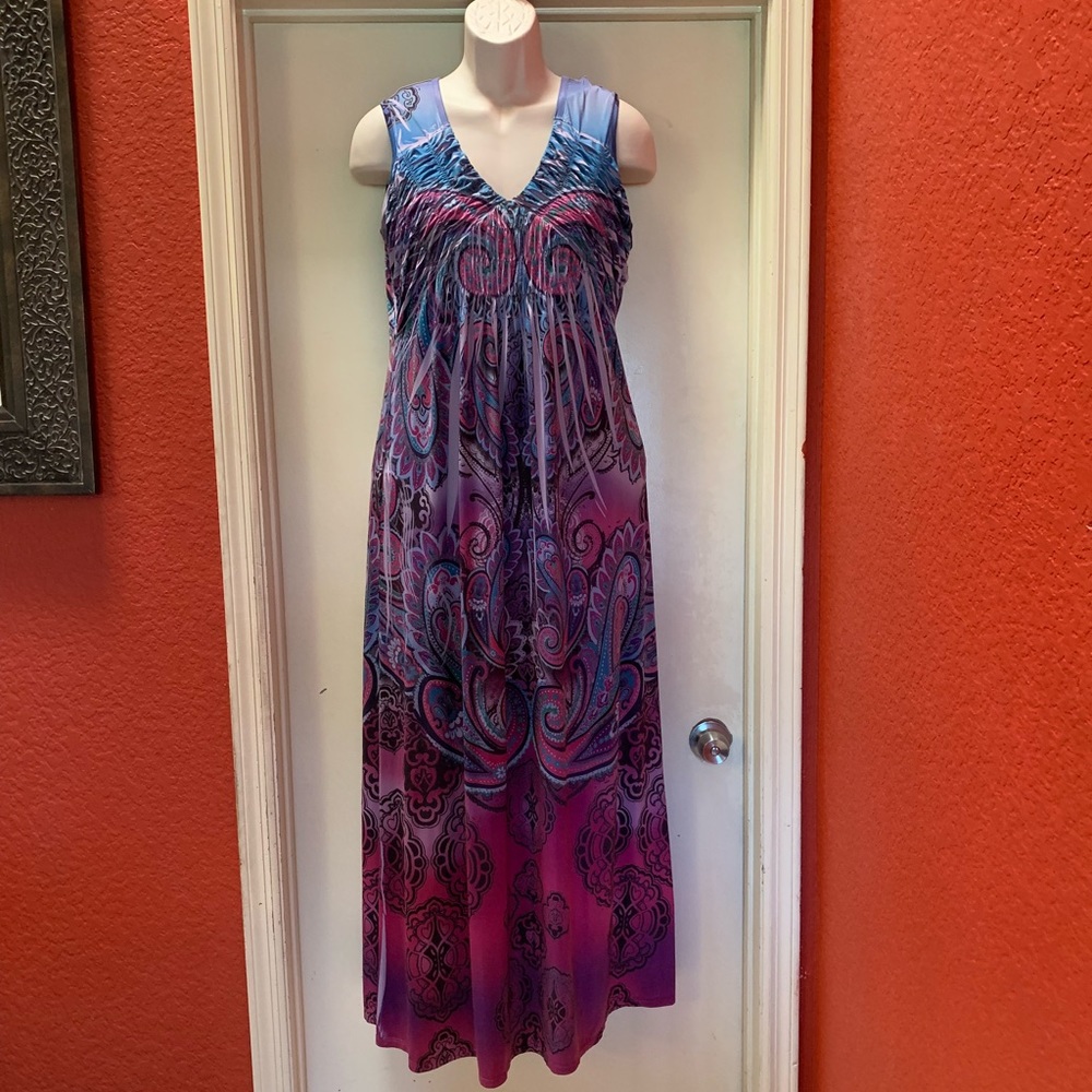 Style & Co Purple Paisley Dress